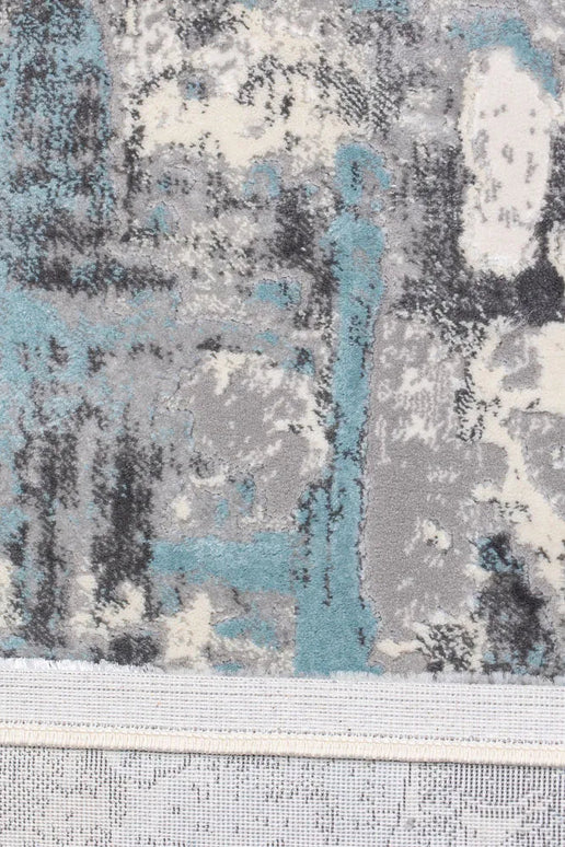Covor living Rose 51272 E Turcoaz/Gri armeda