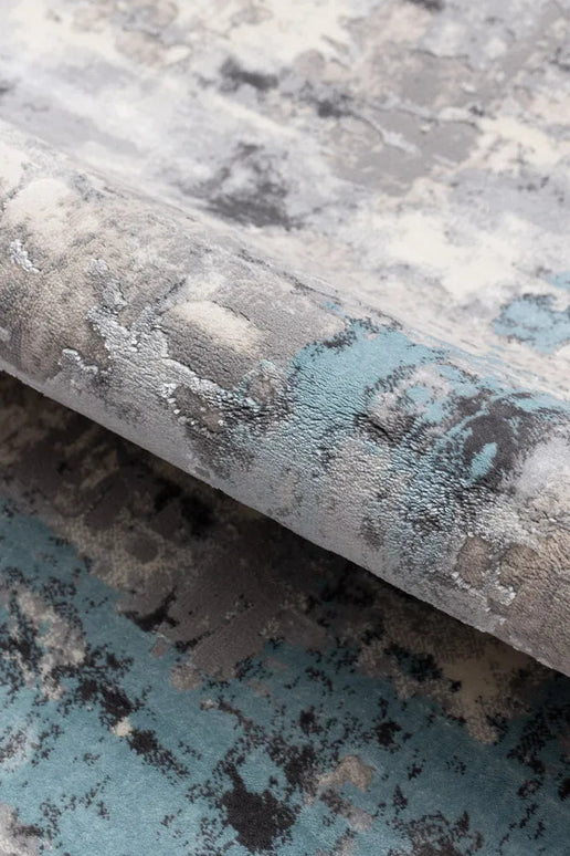 Covor living Rose 50122 E Turcoaz/Gri armeda