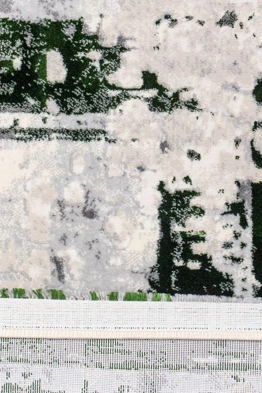 Covor living Rose 50122 E Verde Safir/Gri armeda