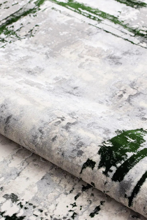 Covor living Rose 50122 E Verde Safir/Gri armeda