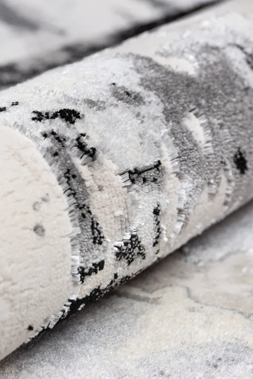 Covor living Rose 50122 Gri/ Negru armeda