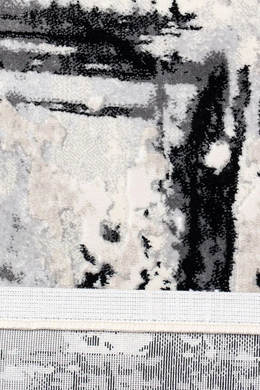 Covor living Rose 50122 Gri/ Negru armeda