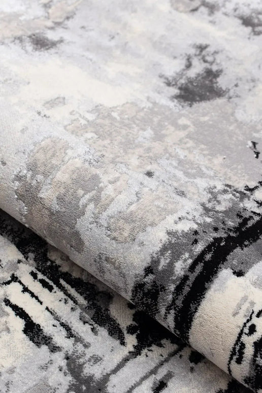 Covor living Rose 50122 Gri/ Negru armeda