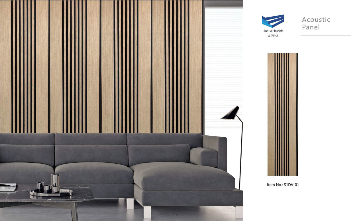 Panou  riflaj MDF Walnut – 2700x605x18mm, finisaj nuc natural elegant