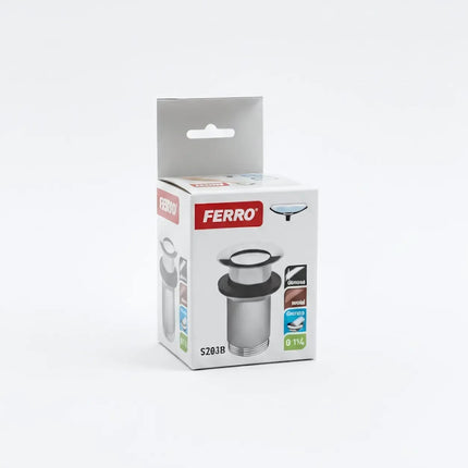 Ventil lavoar click-clack Ferro S283B – metal cromat