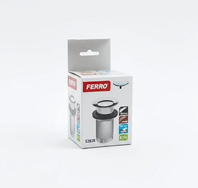 Ventil lavoar click-clack Ferro S283B – metal cromat