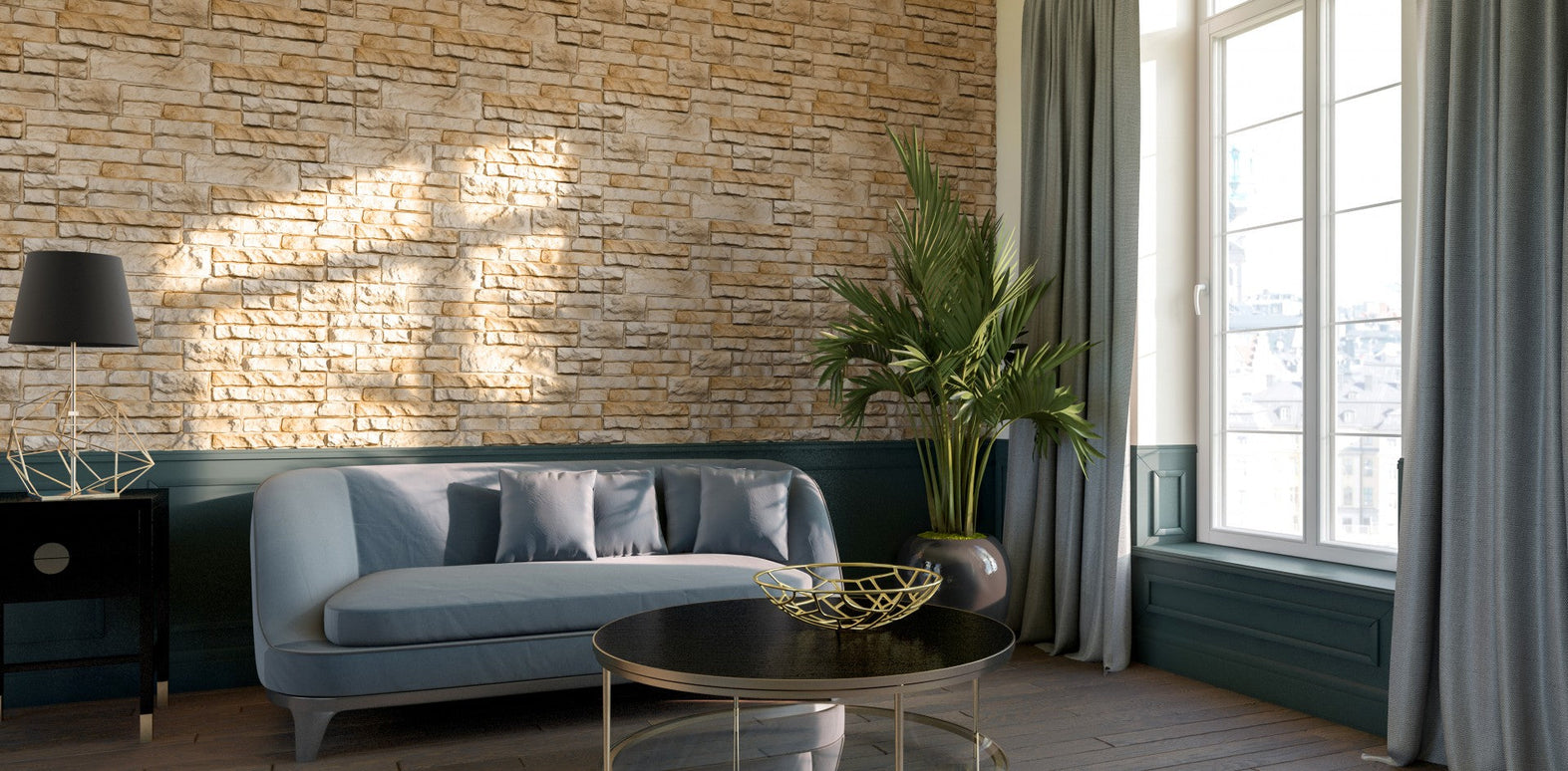 Piatra Decorativă Salvador 1 Gips (0.41mp), Stegu www.olivy.ro