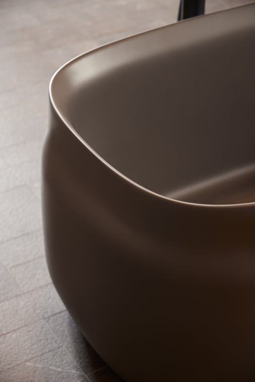 Cadă freestanding din compozit Duna Ofuro Gri