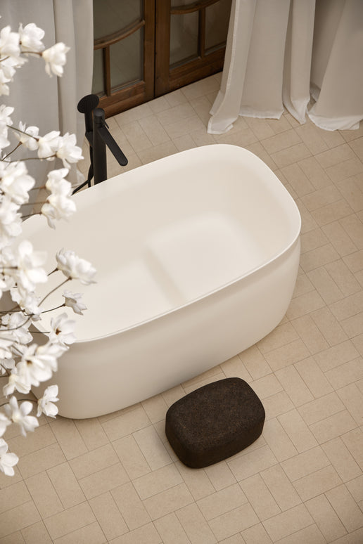 Cadă freestanding din compozit Duna Ofuro Alb