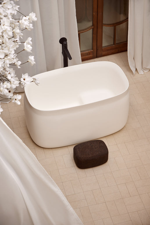 Cadă freestanding din compozit Duna Ofuro Alb