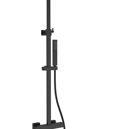 Sistem de duș termostatic – Colecția Mason – Negru mat