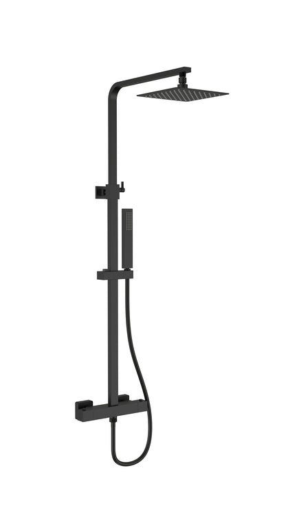 Sistem de duș termostatic – Colecția Mason – Negru mat – OLV-MAS-SHS-MB