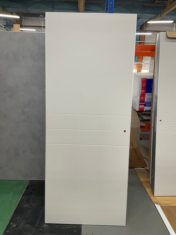 Ușă de interior ST-14 – minimalistă, cu două linii decorative / Style - Carlo Porte www.olivy.ro