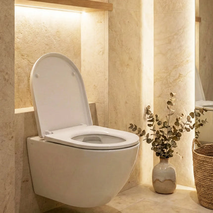 Vas WC Suspendat Rimless - White Glossy