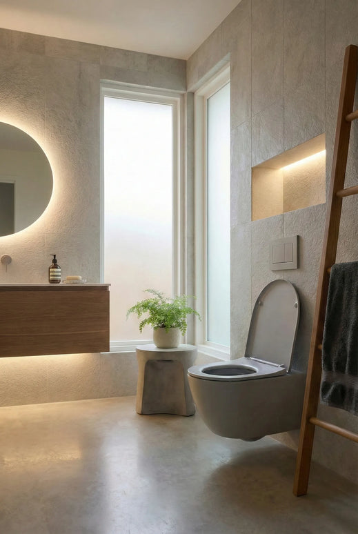 Vas WC Suspendat Rimless – Light Grey Matt