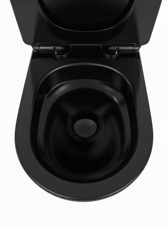 Vas WC Suspendat Rimless-Black Glossy