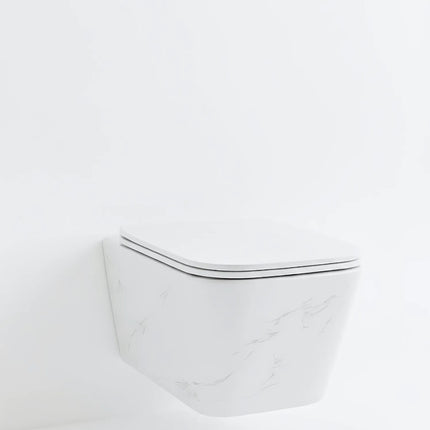 Vas WC Rimless - Calacatta White