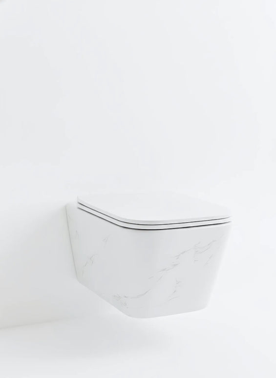 Vas WC Rimless - Calacatta White