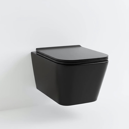 Vas Wc suspendat Prisma - Black Mat, Rimless