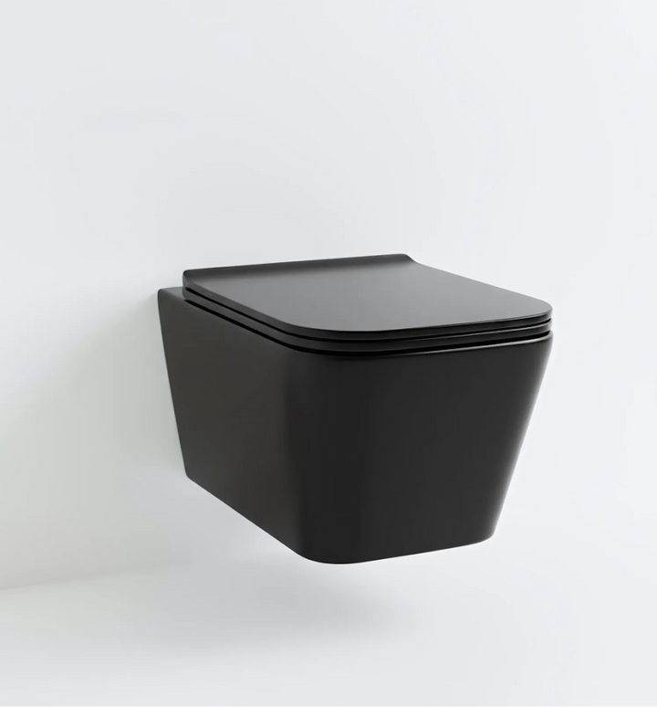 Vas Wc suspendat Prisma - Black Mat, Rimless