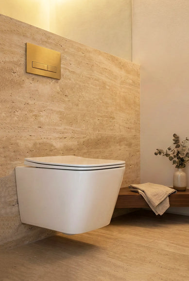 Vas WC Suspendat Rimless – Alb Lucios