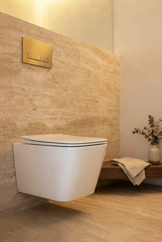 Vas WC Suspendat Rimless – Alb Lucios