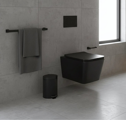 Vas Wc suspendat Prisma - Black Mat, Rimless