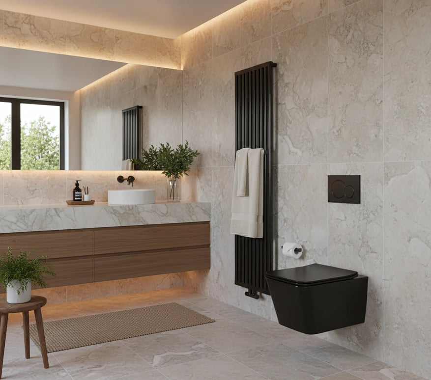 Vas Wc suspendat Prisma - Black Mat, Rimless