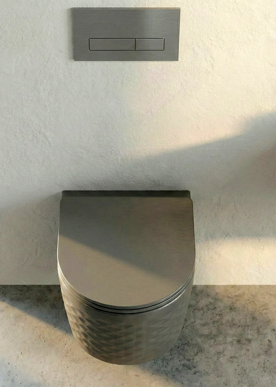 Vas WC Premium Rimless – Grey Matt Diamond 3D