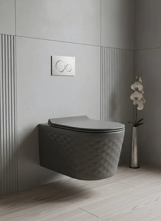Vas WC Premium Grey Matt 3D