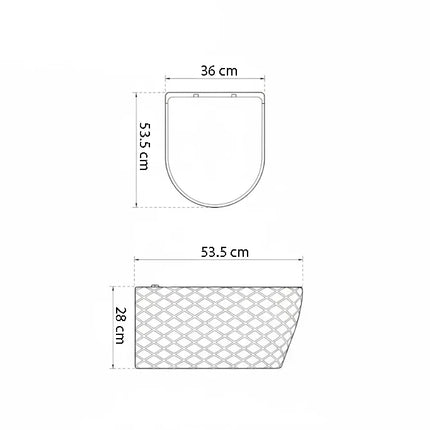 Vas WC Premium, Rimless - Grey Matt 3D