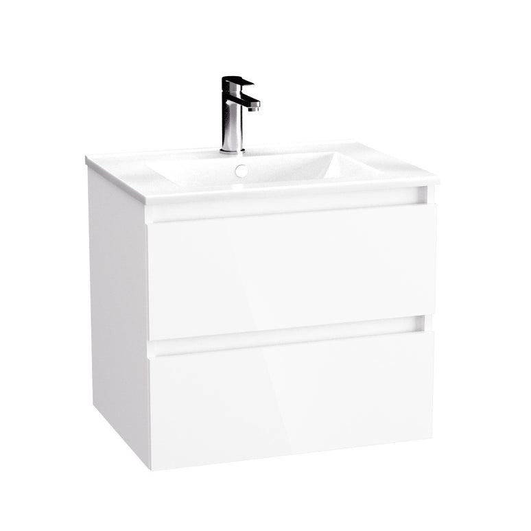 Mobilier de baie suspendat Arco, White