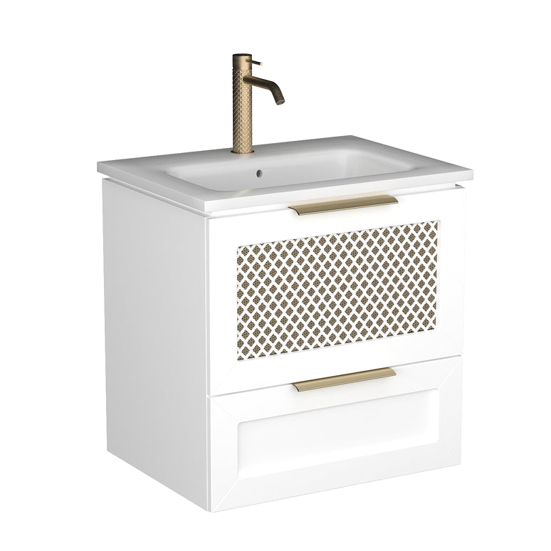 Mobilier de baie suspendat Chic, White