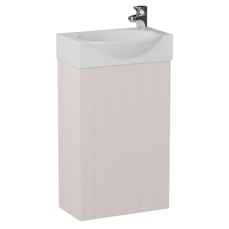 Mobilier de baie suspendat Dia, Powder Pink