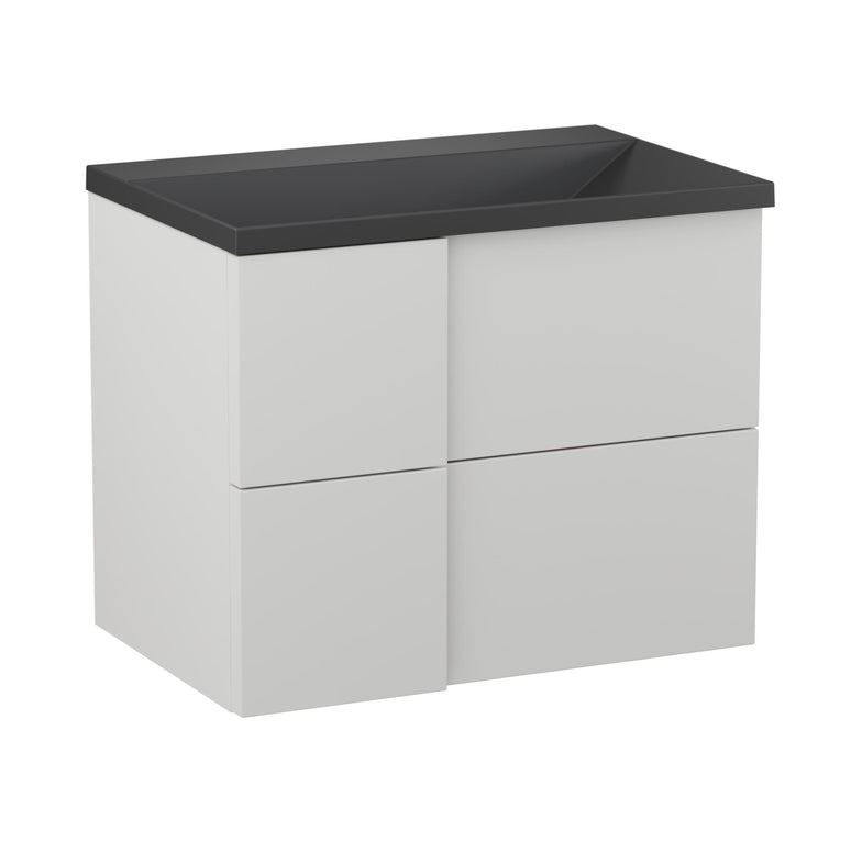 Mobilier de baie suspendat Edge 70 , White Grey