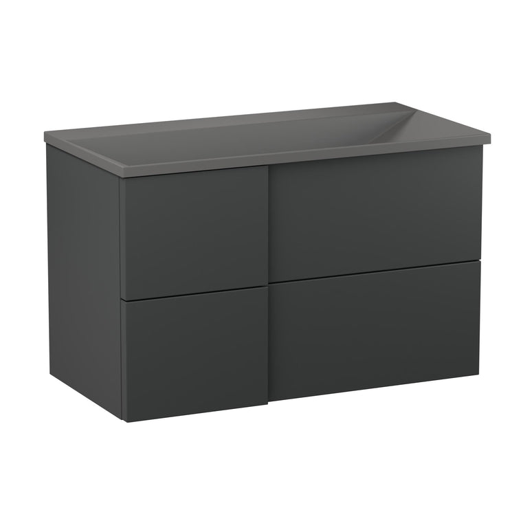 Mobilier de baie suspendat Edge 90 , Anthracite