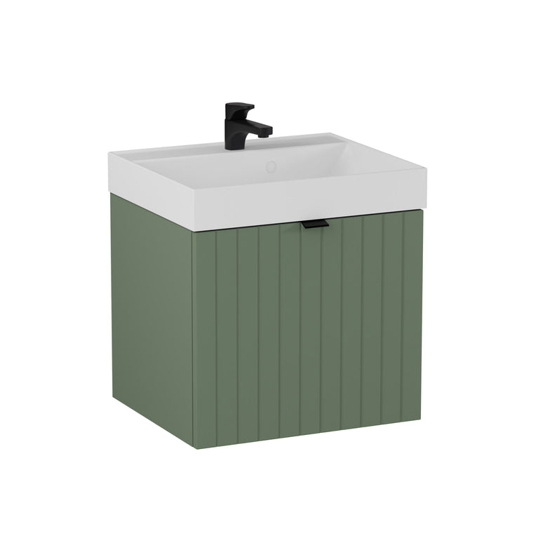 Mobilier de baie suspendat Harmo, Grey Green