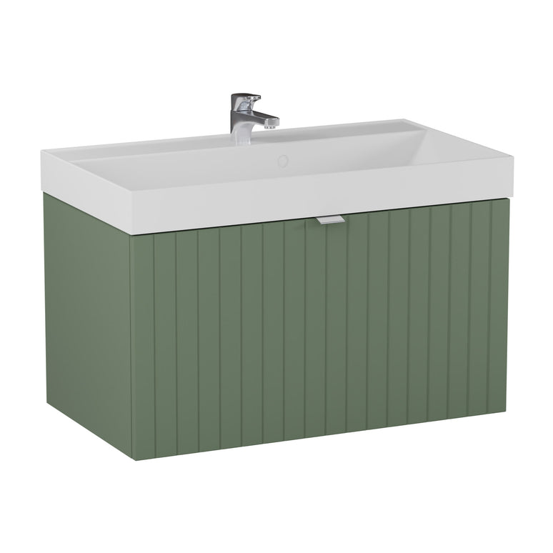 Mobilier de baie suspendat Harmo, Grey Green