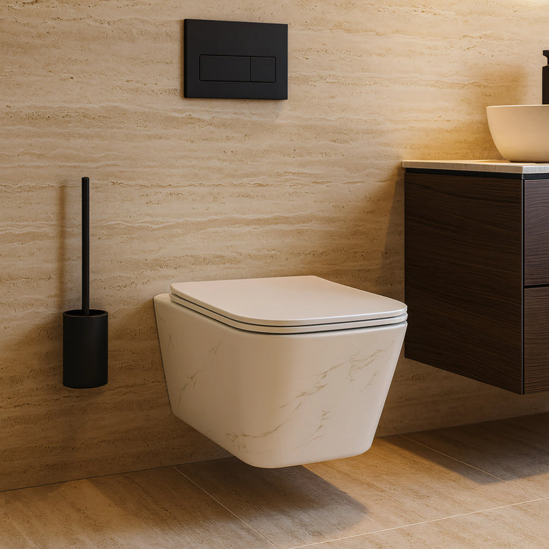 Vas WC Calacatta White