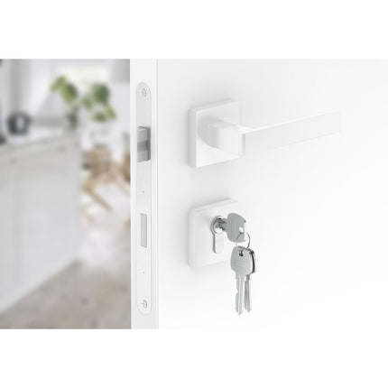 Manere usi Ergo cu rozeta yala crom satin