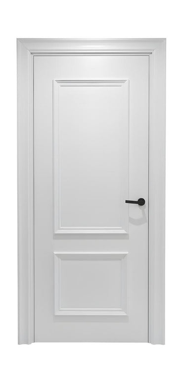 Ușă vopsită JYP-103 Alb cu panouri clasice profilate