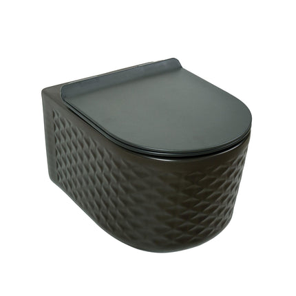 Vas WC Premium Grey  Matt  3D