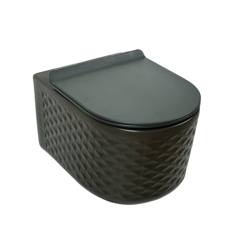 Vas WC Premium Grey  Matt  3D