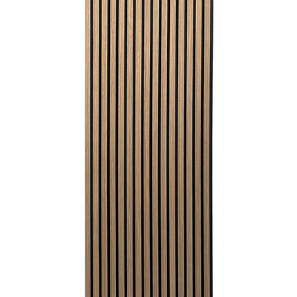 Panou Riflaj Decorativ - MDF Walnut 001 – 2700x605x18 mm,  Nuc elegant