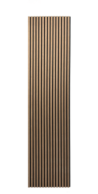 Panou Riflaj Decorativ - MDF Walnut 001 – 2700x605x18 mm,  Nuc elegant