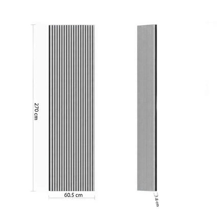 Panou riflaj Parallel Line ZH1V2509 – nuc închis cu fundal negru