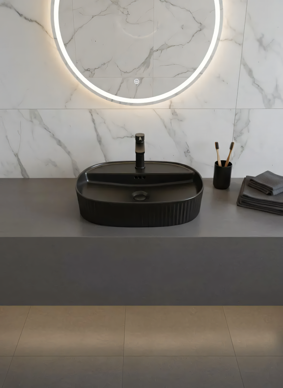 Lavoar ceramic negru mat A753-CBK-M – design modern