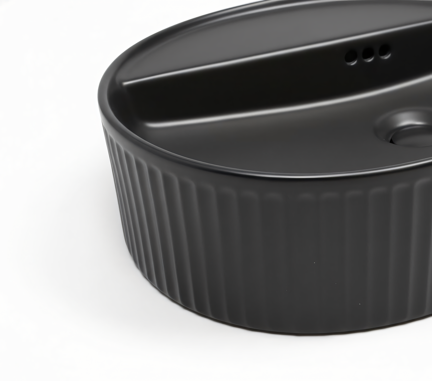 Lavoar ceramic negru mat A753-CBK-M – design modern