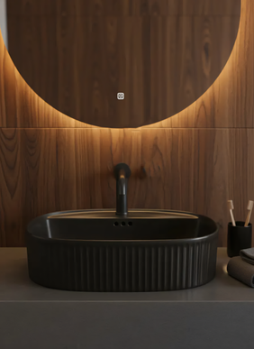 Lavoar ceramic negru mat A753-CBK-M – design modern