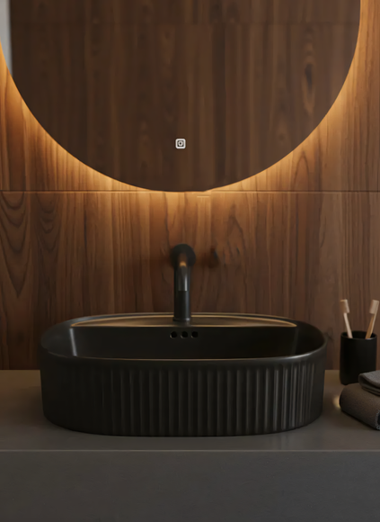 Lavoar ceramic negru mat A753-CBK-M – design modern